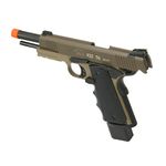 Pistola Airsoft GBB QGK 1911 R32 FULL METAL MEU - TAN