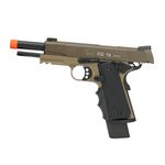 Pistola Airsoft GBB QGK 1911 R32 FULL METAL MEU - TAN