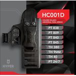 Coldre Velado Universal Hyper Company - HC001D