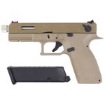 Pistola Airsoft GBB KJW KP-13F-TBC-TAN