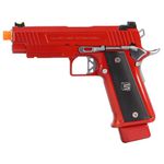 Pistola Airsoft GBB ARMORER WORKS / EMG ARMS / SALIENT ARMS GBB DS 4.3 ALUMINIUM VERMELHA SEMI-AUTO