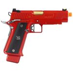 Pistola Airsoft GBB ARMORER WORKS / EMG ARMS / SALIENT ARMS GBB DS 4.3 ALUMINIUM VERMELHA SEMI-AUTO