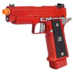 Pistola Airsoft GBB ARMORER WORKS / EMG ARMS / SALIENT ARMS GBB DS 4.3 ALUMINIUM VERMELHA SEMI-AUTO