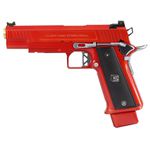 Pistola Airsoft GBB ARMORER WORKS / EMG ARMS / SALIENT ARMS GBB DS 5.1 ALUMINIUM VERMELHA SEMI-AUTO