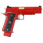 Pistola Airsoft GBB ARMORER WORKS / EMG ARMS / SALIENT ARMS GBB DS 5.1 ALUMINIUM VERMELHA SEMI-AUTO