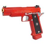 Pistola Airsoft GBB ARMORER WORKS / EMG ARMS / SALIENT ARMS GBB DS 5.1 ALUMINIUM VERMELHA SEMI-AUTO