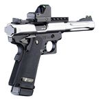 Pistola Airsoft GBB WE GALAXY HI-CAPA SERIES PREMIUM S SLIDE R SILVER WE-GX03PS-SVR