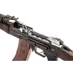 Rifle Elétrico Airsoft APS EBB AK74 SILVER EDGE BATTLE WORN VERSION REAL WOOD ASK201BW