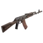 Rifle Elétrico Airsoft APS EBB AK74 SILVER EDGE BATTLE WORN VERSION REAL WOOD ASK201BW