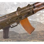 Rifle Elétrico Airsoft APS EBB AK74U SILVER EDGE BATTLE WORN VERSION REAL WOOD ASK205BW