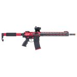 Rifle Elétrico Airsoft APS GHOST PATROL SIVER EDGE M4 RED PHANTOM