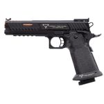 Pistola Airsoft GBB ARMORER WORKS / EMG ARMS / TTI GBB HI-CAPA 2011 COMBAT MASTER ISLAND BARREL FULL-AUTO BLOWBACK BLACK