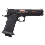 Pistola Airsoft GBB ARMORER WORKS / EMG ARMS / TTI GBB HI-CAPA 2011 COMBAT MASTER ISLAND BARREL FULL-AUTO BLOWBACK BLACK