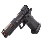 Pistola Airsoft GBB ARMORER WORKS / EMG ARMS / TTI GBB HI-CAPA 2011 COMBAT MASTER ISLAND BARREL FULL-AUTO BLOWBACK BLACK