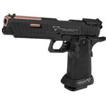 Pistola Airsoft GBB ARMORER WORKS / EMG ARMS / TTI GBB HI-CAPA 2011 COMBAT MASTER ISLAND BARREL FULL-AUTO BLOWBACK BLACK