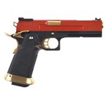 Pistola Airsoft GBB ARMORER WORKS GBB HI-CAPA FULL METAL AW-HX1104 RED / GOLD