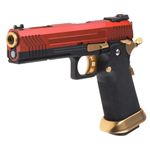 Pistola Airsoft GBB ARMORER WORKS GBB HI-CAPA FULL METAL AW-HX1104 RED / GOLD