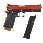 Pistola Airsoft GBB ARMORER WORKS GBB HI-CAPA FULL METAL AW-HX1104 RED / GOLD