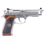 Pistola Airsoft GBB WE M92 G2 S.T.A.R.S. FULL-AUTO SILVER