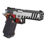 Pistola Airsoft GBB ARMORER WORKS HI-CAPA AW-HX2101 BLOWBACK BLACK / SILVER