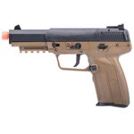 Pistola Airsoft GBB CYBERGUN / FN HERSTAL FIVE-SEVEN 5-7 BLOWBACK FLAT DARK EARTH