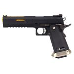 Pistola Airsoft GBB WE HI-CAPA 6" IREX FULL-AUTO BLACK / GOLD MARKINGS