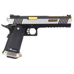 Pistola Airsoft GBB WE HI-CAPA 6" IREX FULL-AUTO BLACK / SILVER / GOLD