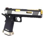 Pistola Airsoft GBB WE HI-CAPA 6" IREX FULL-AUTO BLACK / SILVER / GOLD