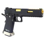 Pistola Airsoft GBB WE HI-CAPA 6" IREX FULL-AUTO BLACK / GOLD MARKINGS