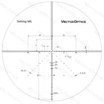 Luneta Vector Optics Veyron FFP 6-24X44 FFP ( Primeiro Plano Focal )
