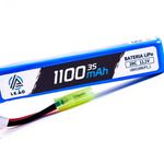 Bateria De Lipo Ultra 11.1v/ 3s (1pack) 1100mah 20/40c - Leão Airsoft