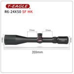 Luneta T-EAGLE R SERIES 6-24x50 SF ( Segundo Plano)