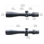 Luneta Vector Optics Veyron FFP 6-24X44 FFP ( Primeiro Plano Focal )