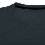 Camiseta Fitness Azul Masculina 100% Poliamida – Toque Gelado, Leveza Extrema