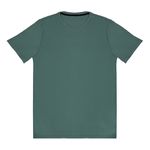 Camiseta Fitness Verde Masculina 100% Poliamida – Toque Gelado, Leveza Extrema