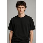 Camiseta Oversized Premium Preto Masculina – 100% Algodão Visual Moderno