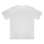 Camiseta Oversized Branca Masculina Gola Alta – Premium e Estruturada