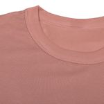Camiseta Oversized Rosè Masculina Gola Alta – Premium e Estruturada 