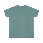 Camiseta Masculina Premium Cinza Claro Sem Costura Lateral – 100% Algodão Caimento Natural 