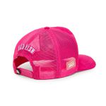Boné de Pesca Esportivo com Aba Curvada em Suede Bad Fish - Rosa