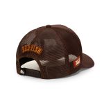 Boné de Pesca Esportivo com Aba Curvada em Suede Bad Fish - Marrom
