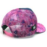 Boné Feminino Esporte Pesca Aba Curva Bad Fish Rosa e Azul