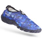 Sapatilha Masculina Esporte Pesca Bad Fish Preto e Azul