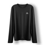 Camisa Manga Longa Masculina Dry Fit Bad Fish - Preta 