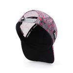 Boné Feminino Esporte Pesca Aba Curva Bad Fish Rosa e Branco