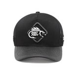 Boné Masculino Esporte Pesca Aba Curva Bad Fish Preto