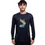 Camisa Manga Longa Masculina Dry Fit Bad Fish - Tucunaré