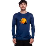 Camisa Manga Longa Masculina Dry Fit Bad Fish - Pôr do Sol