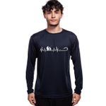 Camisa Manga Longa Masculina Dry Fit Bad Fish - Anzol