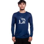 Camisa Manga Longa Masculina Dry Fit Bad Fish - Pesca
